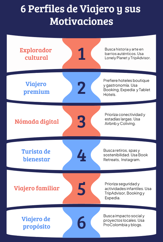 perfil de viajeros colombia